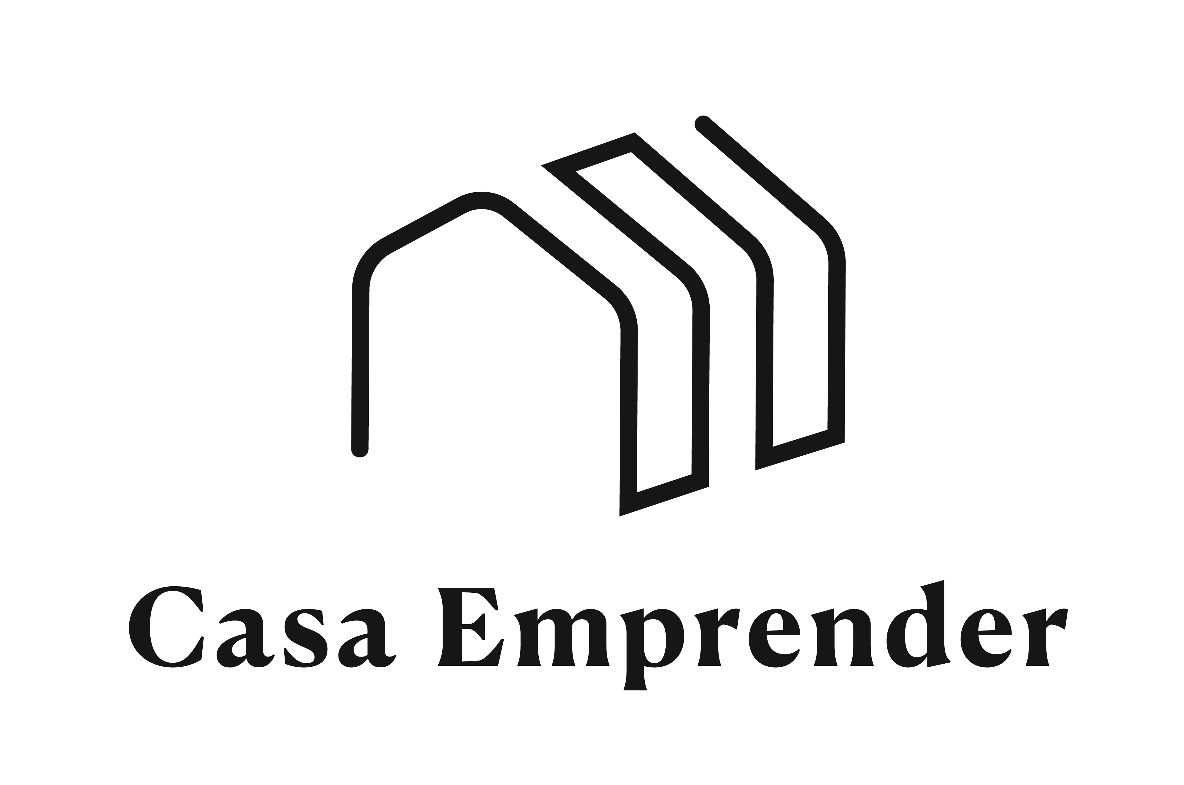 casa emprender logo negro